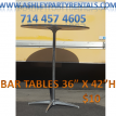 bar tables