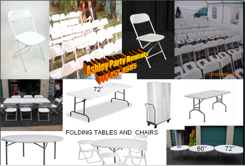 mesas y sillas